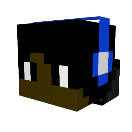 RockSteve21 Minecraft avatar head, 3D render