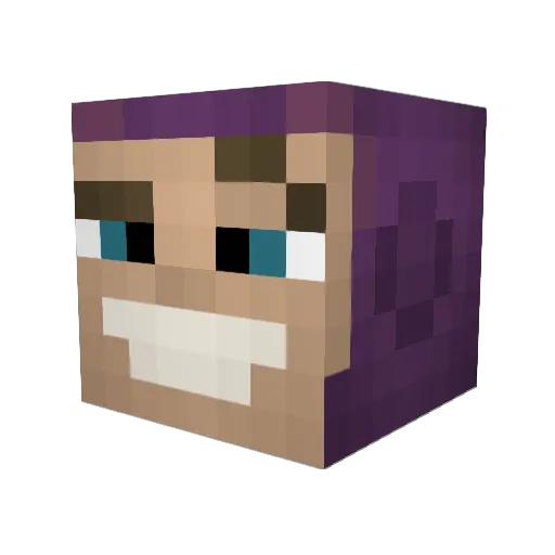 RockStyle2012 Minecraft avatar head, 3D render