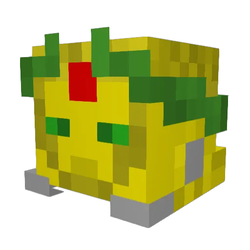 Rock_Dr Minecraft avatar head, 3D render