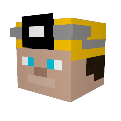 Rock_Hound05 Minecraft avatar head, 3D render