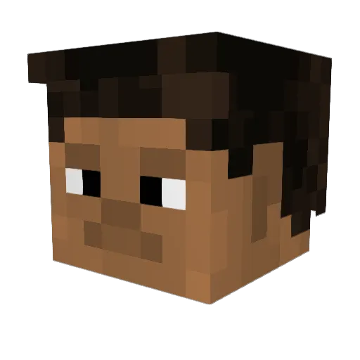 RockaSon11 Minecraft avatar head, 3D render