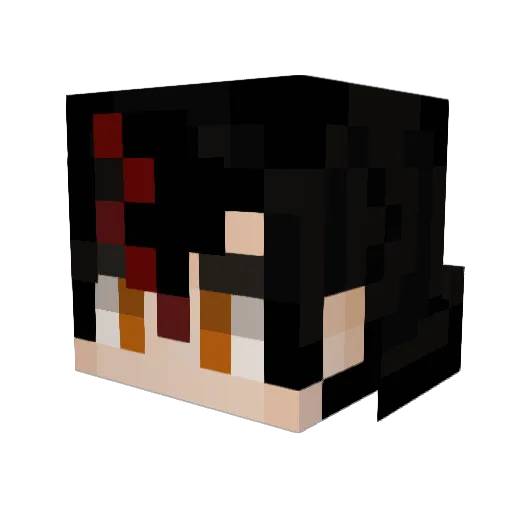 Rocka_Wolfe Minecraft avatar head, 3D render