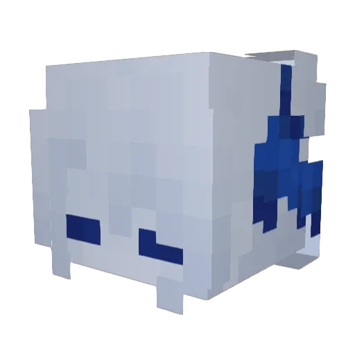 Rockables Minecraft avatar head, 3D render