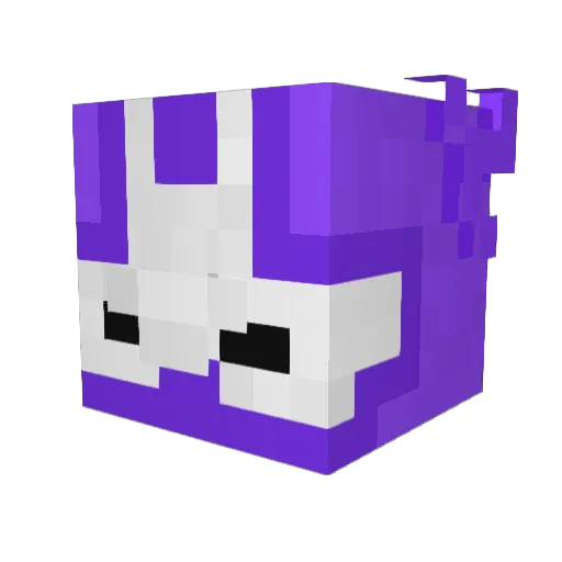 Rockadude Minecraft avatar head, 3D render