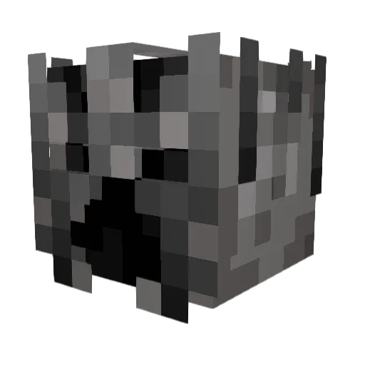 Rocker247 Minecraft avatar head, 3D render