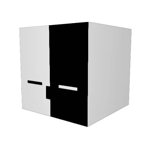 RocketDog21 Minecraft avatar head, 3D render