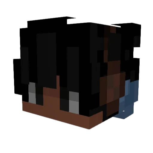 RocketDude__ Minecraft avatar head, 3D render