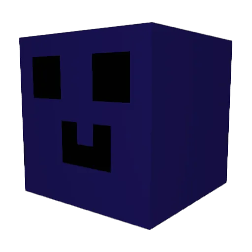 RocketSasho Minecraft avatar head, 3D render