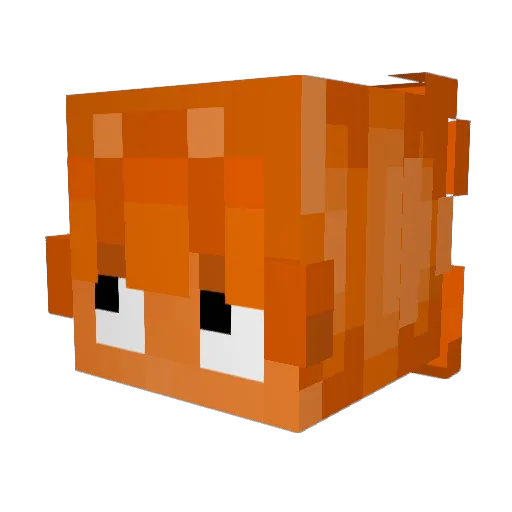 RocketSpleef_ Minecraft avatar head, 3D render