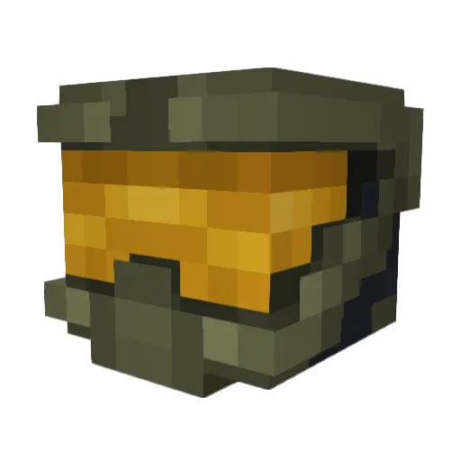 Rocket_Chief Minecraft avatar head, 3D render