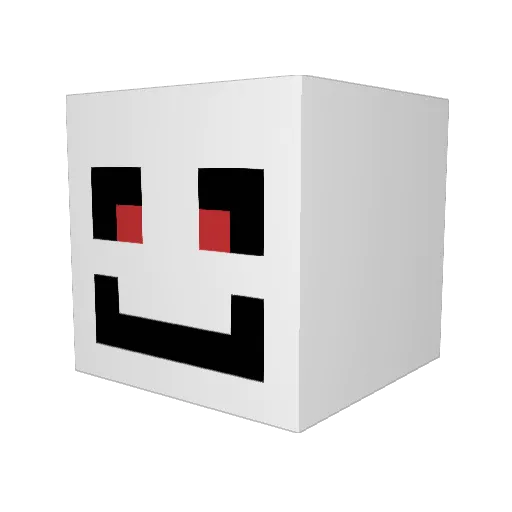 Rocket_M14 Minecraft avatar head, 3D render