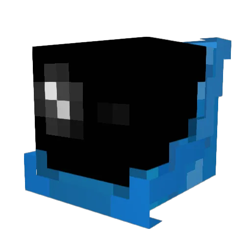 Rocket_PVP Minecraft avatar head, 3D render