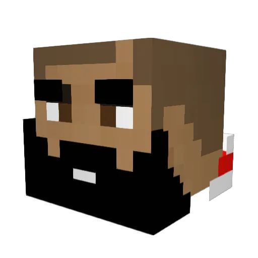 Rocketboy_49 Minecraft avatar head, 3D render