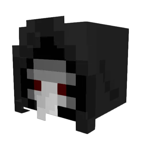 Rocketlauncherto Minecraft avatar head, 3D render