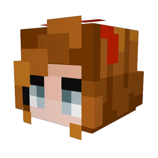 RocketmanOK Minecraft avatar head, 3D render