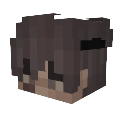 Rocketx46 Minecraft avatar head, 3D render