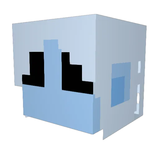 Rockgame567 Minecraft avatar head, 3D render