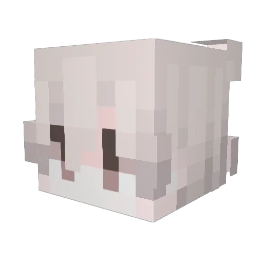 Rockit78 Minecraft avatar head, 3D render