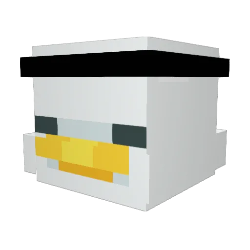 Rockleecode7 Minecraft avatar head, 3D render