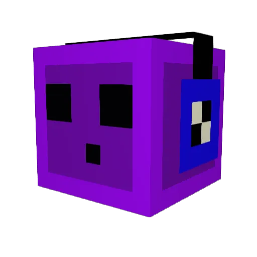 Rockman511 Minecraft avatar head, 3D render
