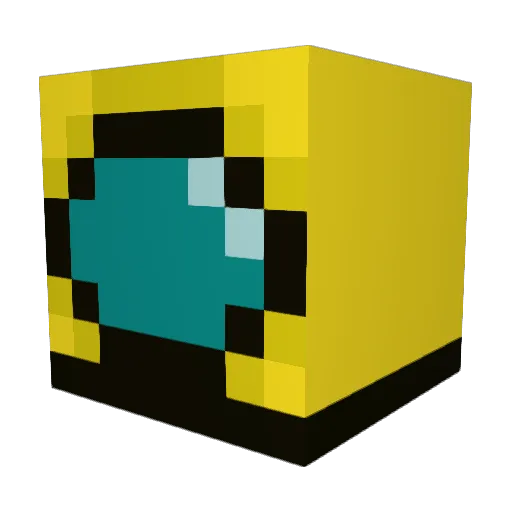 Rockmanbro Minecraft avatar head, 3D render