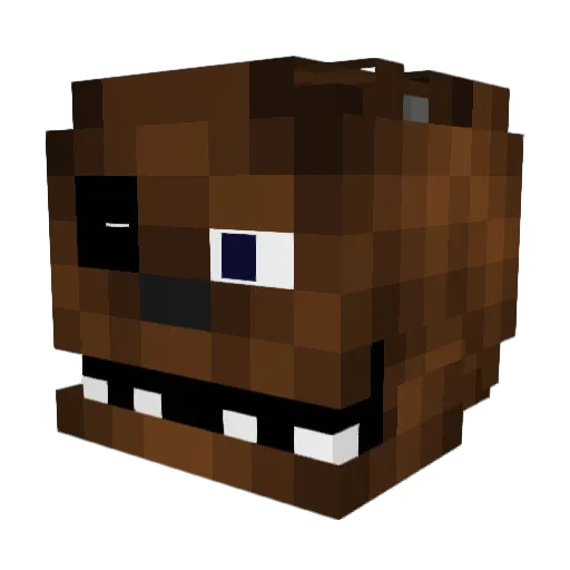 Rockmonster2 Minecraft avatar head, 3D render