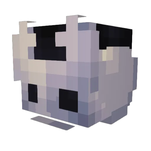 RockoRey Minecraft avatar head, 3D render