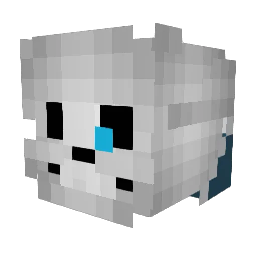 Rockrider46 Minecraft avatar head, 3D render