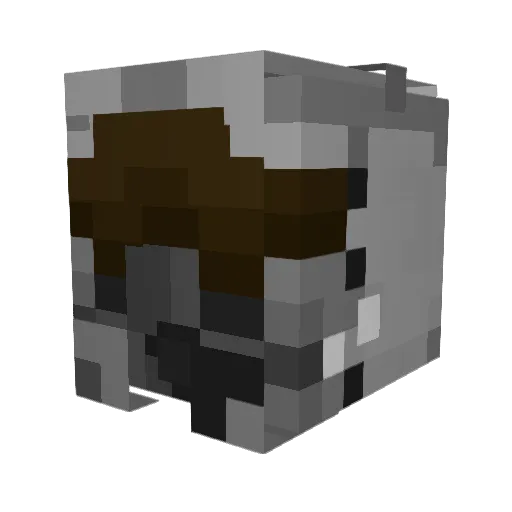 Rockship2910 Minecraft avatar head, 3D render