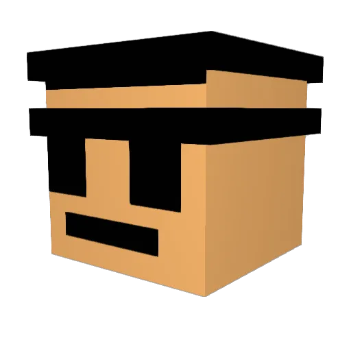 Rockstar0407 Minecraft avatar head, 3D render