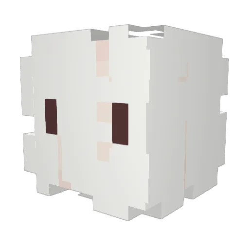 Rockstar1234 Minecraft avatar head, 3D render
