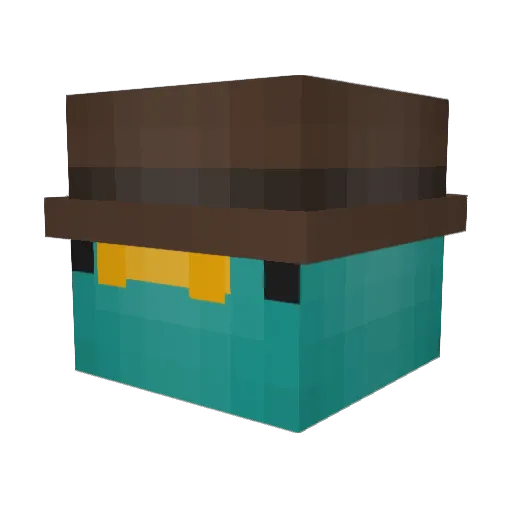 Rocksteady3803 Minecraft avatar head, 3D render