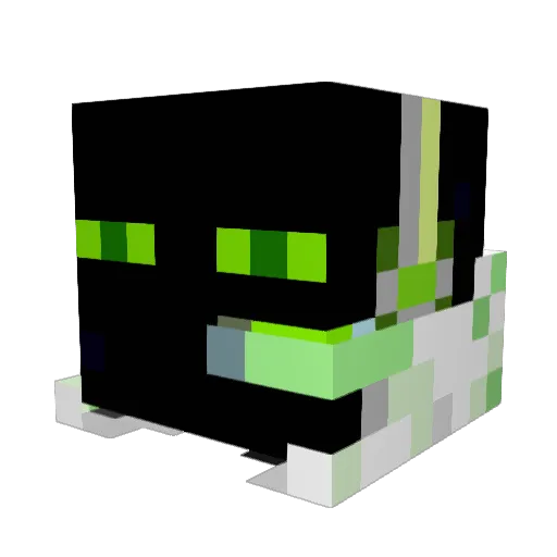 Rocky2812 Minecraft avatar head, 3D render