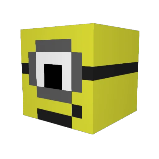RockyArcher Minecraft avatar head, 3D render