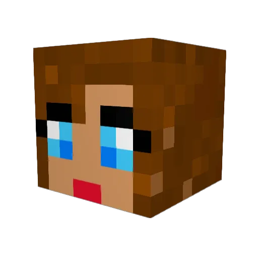 RockyBreaker Minecraft avatar head, 3D render