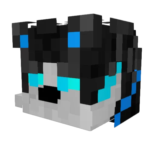 RockyRoller21 Minecraft avatar head, 3D render