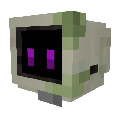 RockySXB Minecraft avatar head, 3D render