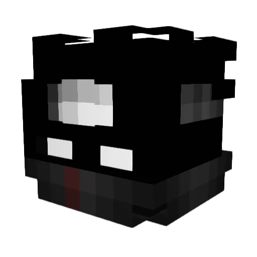 RockyStallone9 Minecraft avatar head, 3D render