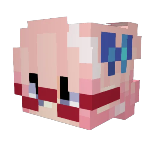 Rocky_wars12 Minecraft avatar head, 3D render