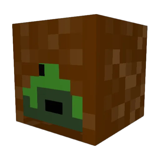 Rocmar Minecraft avatar head, 3D render