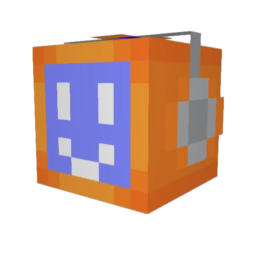 RocoRobot Minecraft avatar head, 3D render