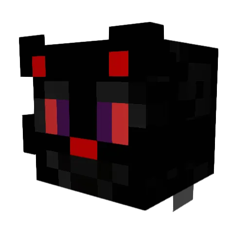 Rocxe Minecraft avatar head, 3D render