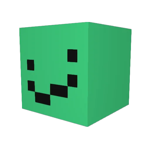 Rocy_is_lemon12 Minecraft avatar head, 3D render