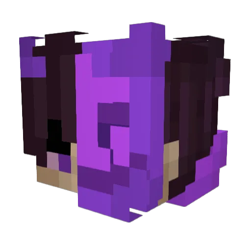 RodExpert Minecraft avatar head, 3D render