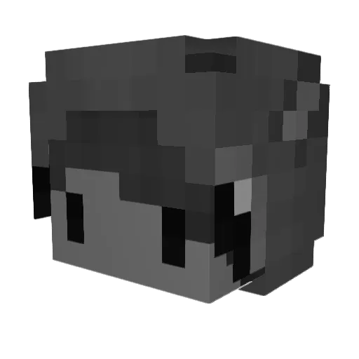 RodSpamKing Minecraft avatar head, 3D render