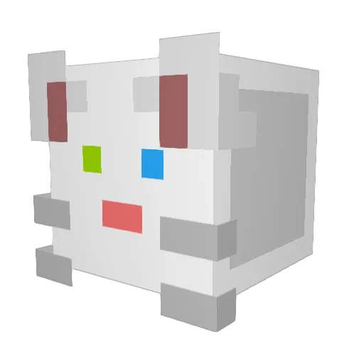 Rod_Dent Minecraft avatar head, 3D render