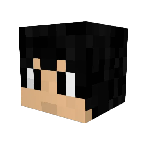 Rodawn Minecraft avatar head, 3D render