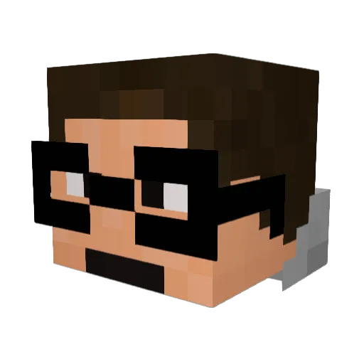 Rodbeast Minecraft avatar head, 3D render
