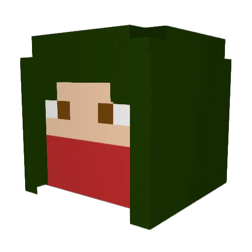 RodelJagad Minecraft avatar head, 3D render