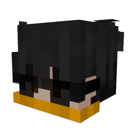 Rodgah Minecraft avatar head, 3D render
